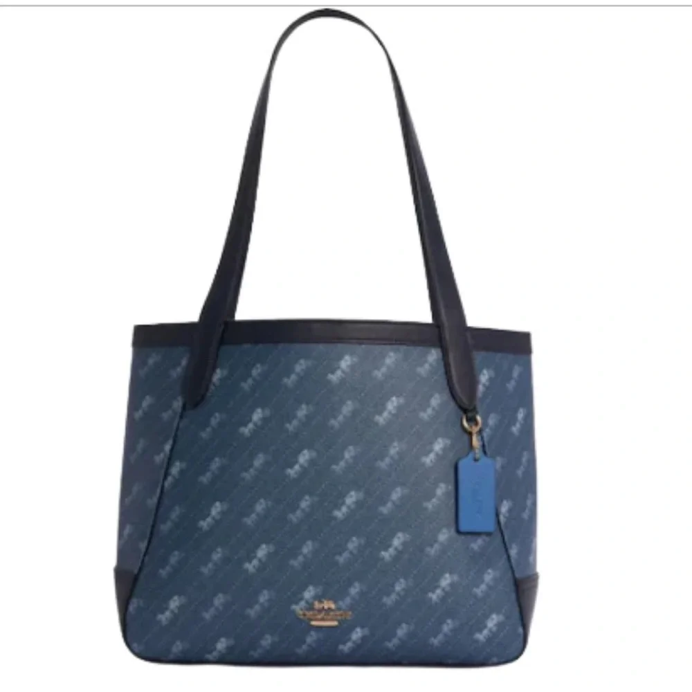Coach HORSE AND CARRIAGE TOTE WITH HORSE AND CARRIAGE DOT PRINT - Picture 3 of 4